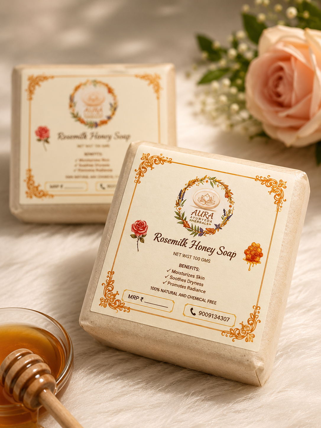Rosemilk Honey Soap